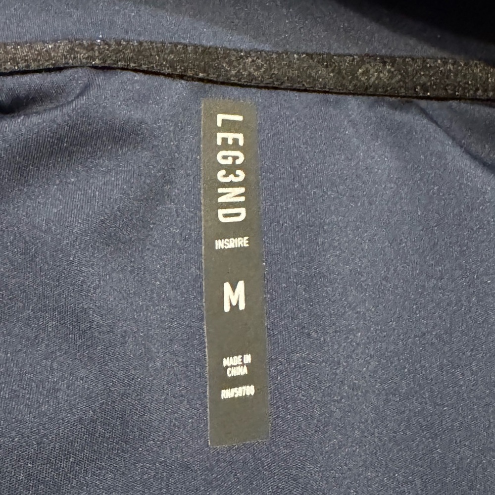 Men's Navy Full-Zip Jacket - Picture 6 of 10